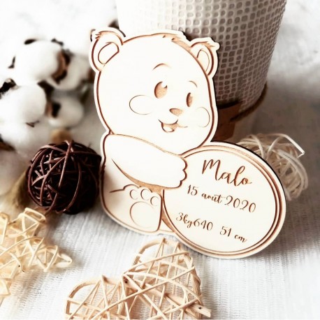 Faire-part ourson