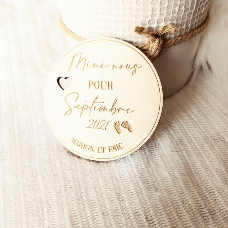 Magnet annonce grossesse mini nous