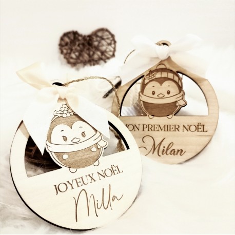 Boule de Noël pingouin