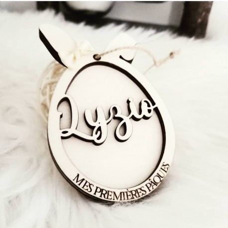 Œuf de pâques oreilles lapin