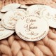 Magnet cadeau mariage rond