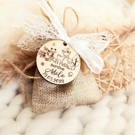 Dragées animaux de la forêt pochon