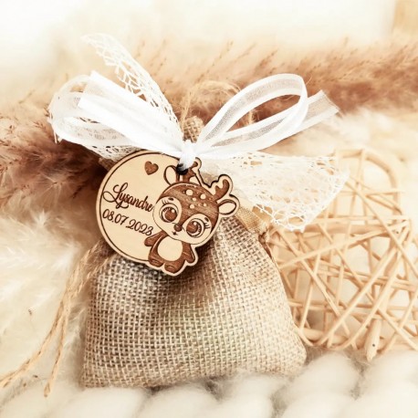 Dragées faon toile de jute