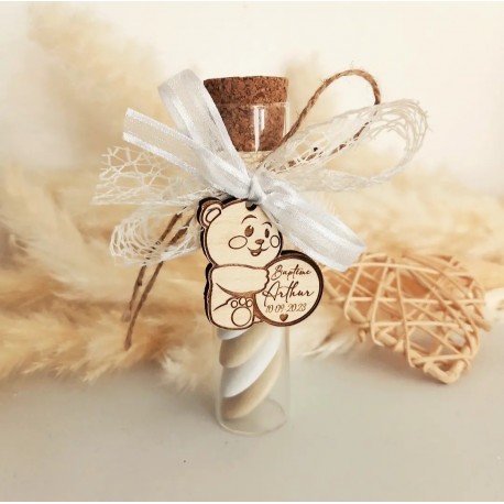 Dragées ourson éprouvette