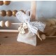 Dragées biche toile de jute PM
