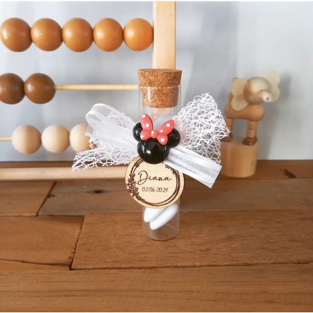 Éprouvette dragées Minnie rose