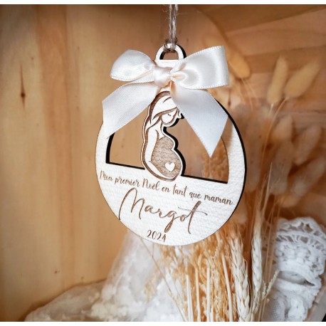 Boule Noël future maman