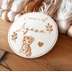 Carte naissance bébé tigre fille