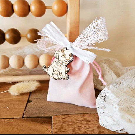 Dragées Nala roi loin toile de jute