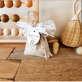 Dragées foot toile de jute