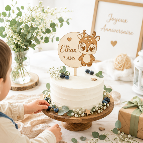 Cake topper faon