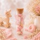 lot de 12 papillons rose dragées baptême