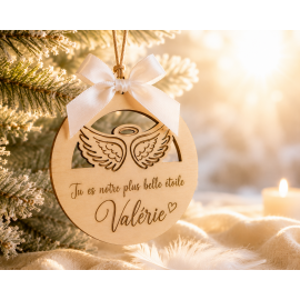 Boule de Noël ailes ange