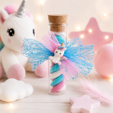 Éprouvette dragées licorne
