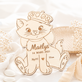 Faire-part Marie aristochats