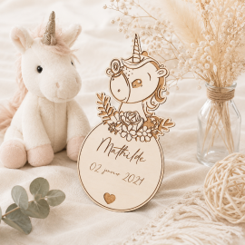 Faire-part licorne