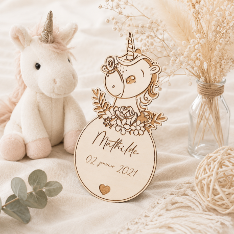 Faire-part licorne