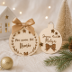Boule de Noël personnalisée