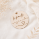 Magnet annonce grossesse la famille coeur