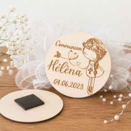 Magnet communion jeune fille