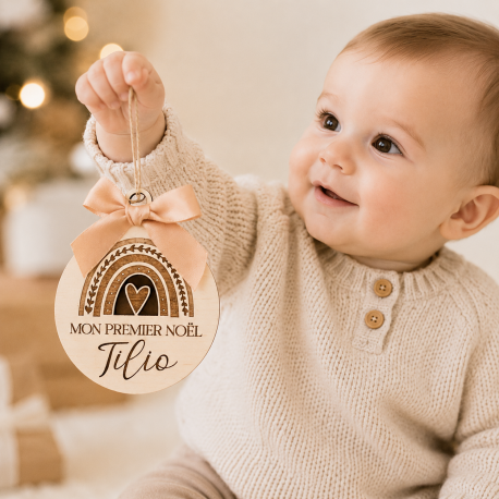 Boule de Noël arc-en-ciel