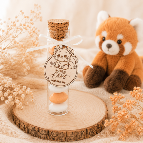 Etiquette panda roux