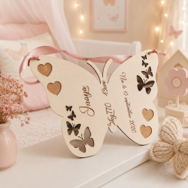 Décoration papillon bois