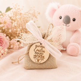 Dragées koala fille pochon