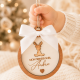Boule de Noël renne ajouré