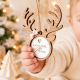 Boule de noël tête de renne