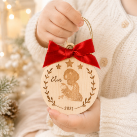Boule de Noël portrait