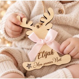 Renne de Noël en bois