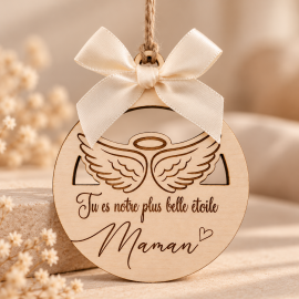 Boule de Noël ailes ange