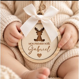 Boule de Noël renne ajouré
